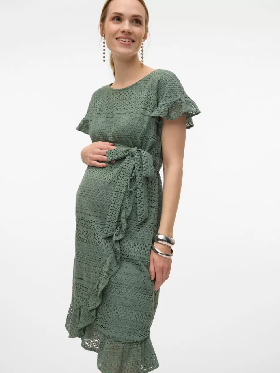 Klänningar^VERO MODA VMMHONEY Gravidklänning Laurel Wreath