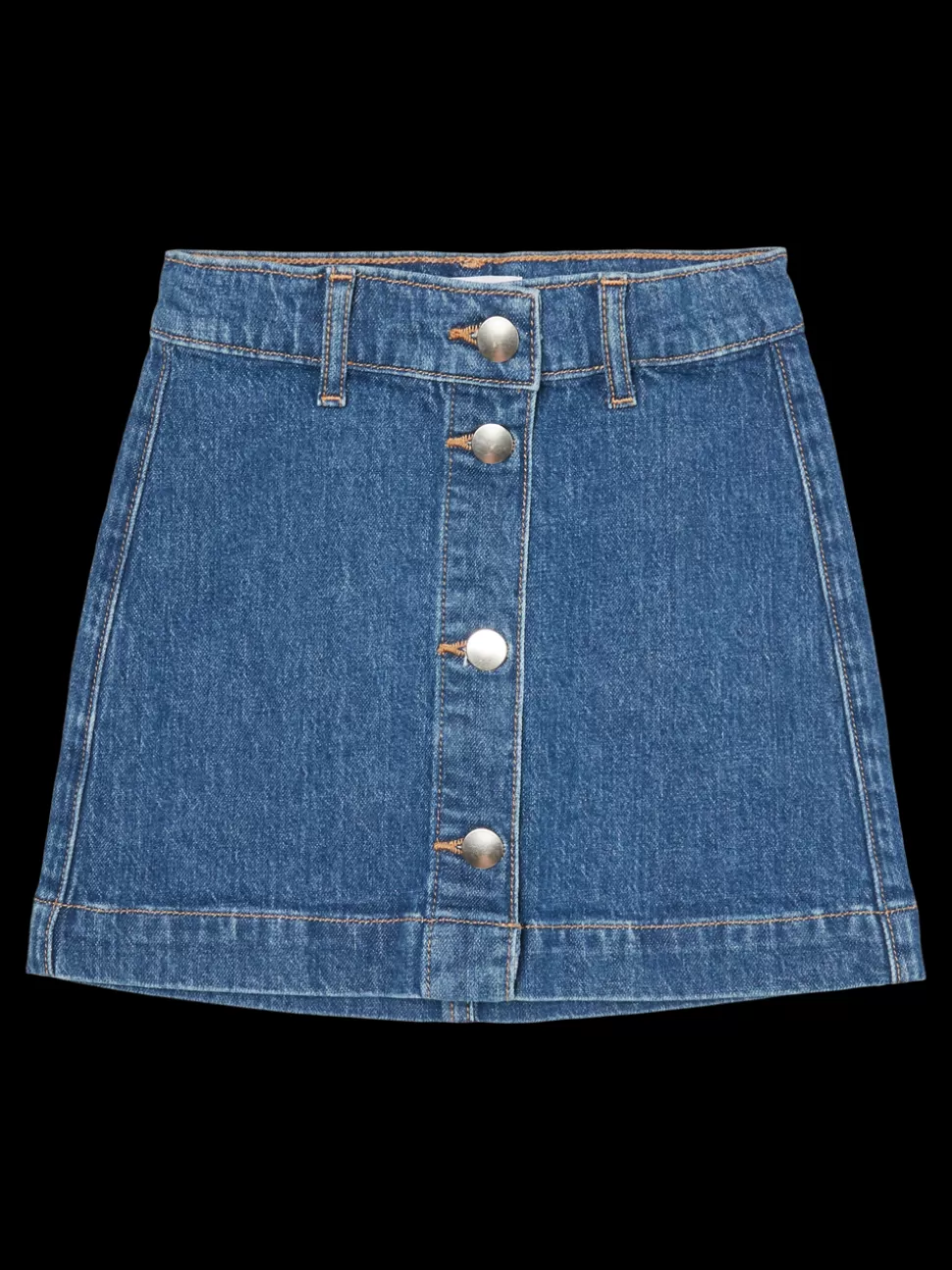 Kjolar | Underdelar^VERO MODA VMMIA Hög Midja Kort Kjol Medium Blue Denim