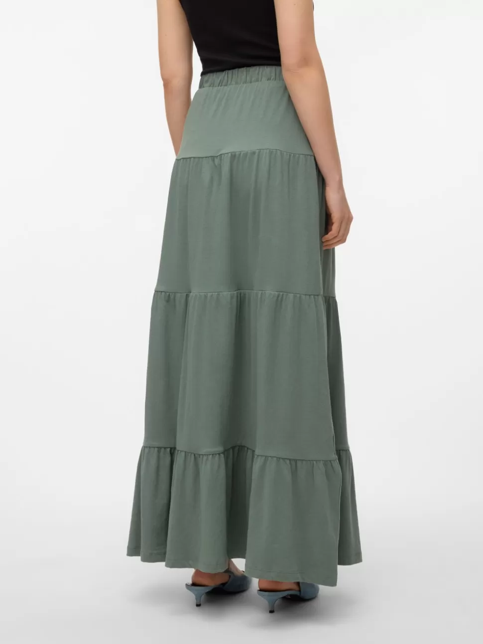 Kjolar^VERO MODA VMMIA Hög Midja Lång Kjol Laurel Wreath