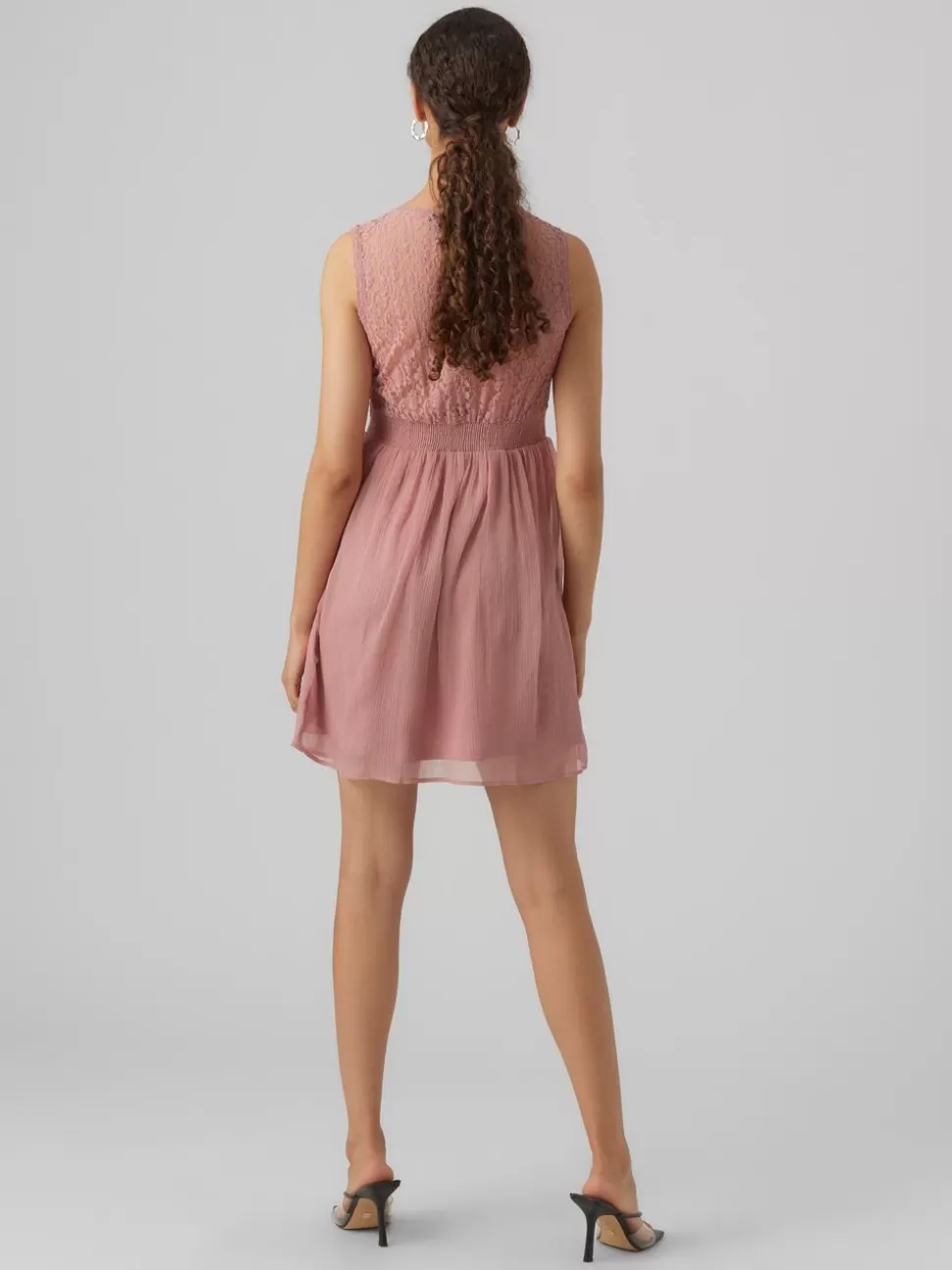 Klänningar^VERO MODA VMMIA Kort Klänning Nostalgia Rose