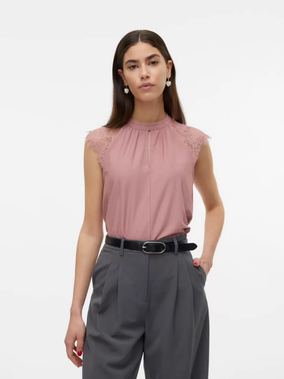 Toppar | Basics^VERO MODA VMMILLA Topp Nostalgia Rose