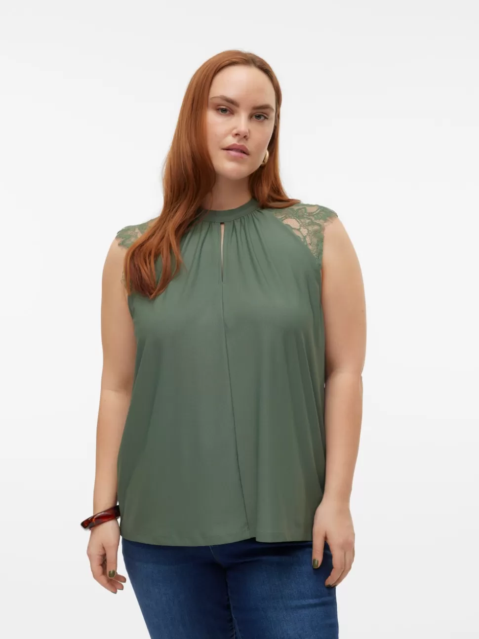 Toppar^VERO MODA VMMILLA Topp Laurel Wreath