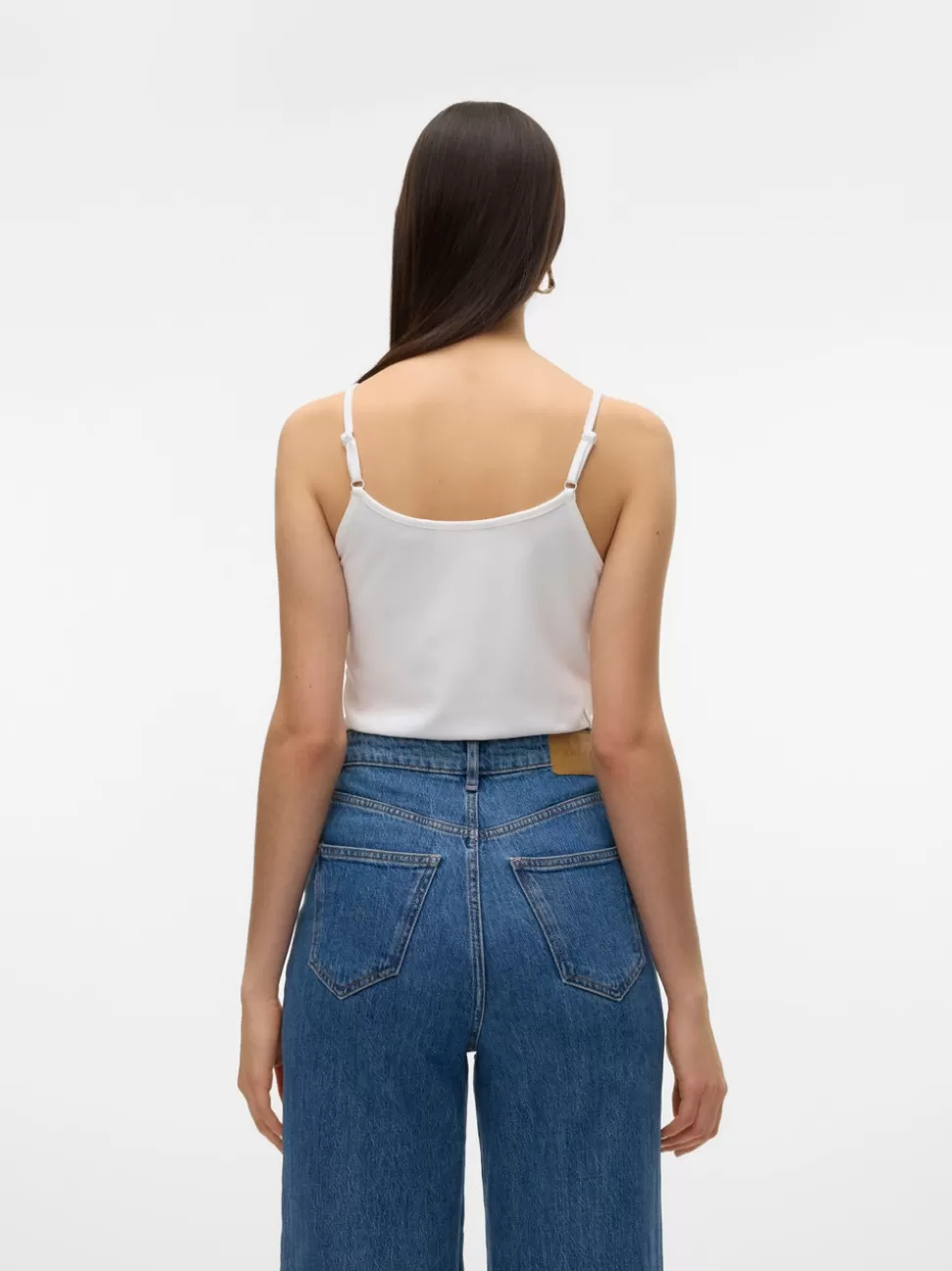 Basics | Toppar^VERO MODA VMMILLION Topp Bright White