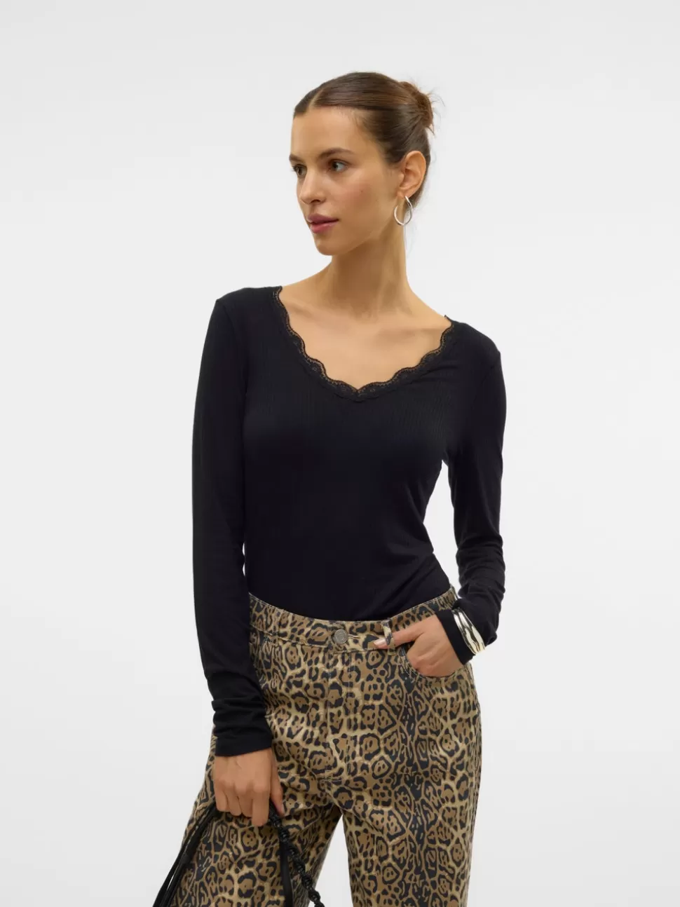 Toppar^VERO MODA VMMILY Topp Black
