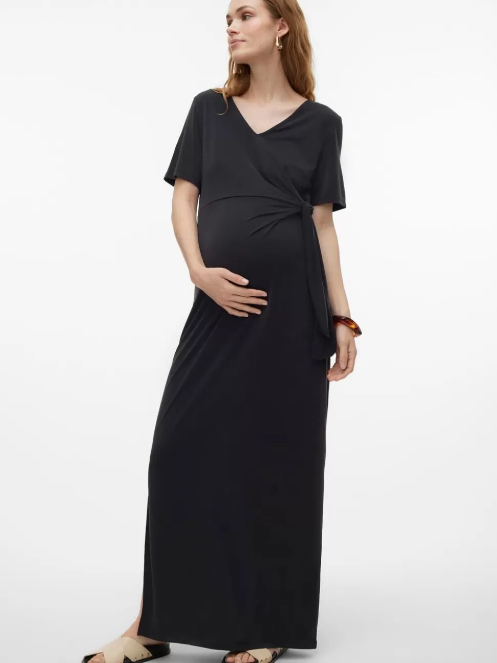 Klänningar^VERO MODA VMMIMILA Gravidklänning Black