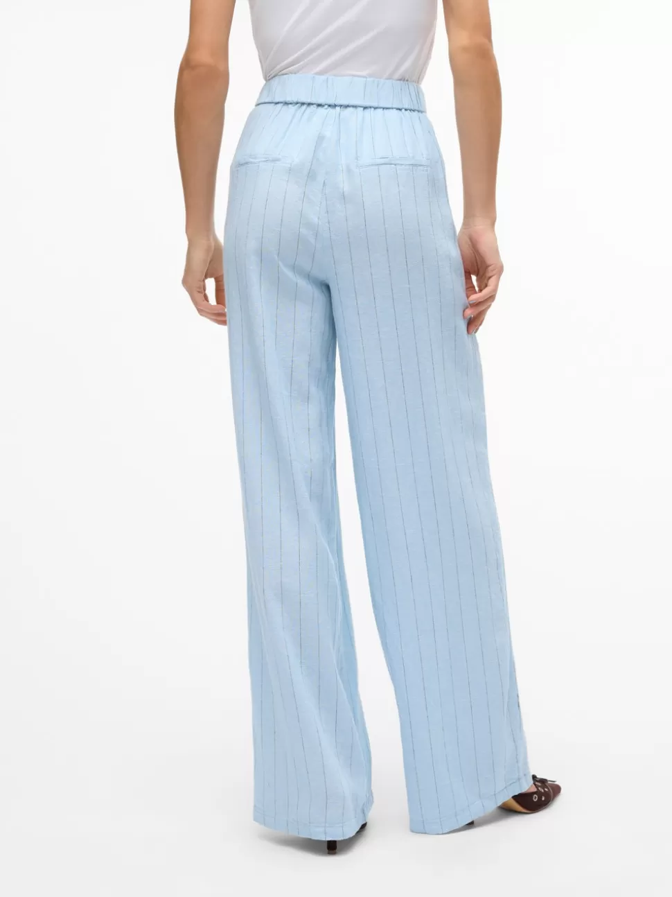 Byxor^VERO MODA VMMINDY Medelhög Midja Byxor Dutch Canal