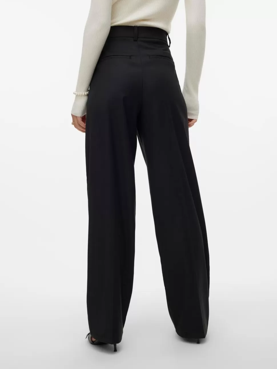 Festkläder | Byxor^VERO MODA VMMIRALEA Medelhög Midja Byxor Black