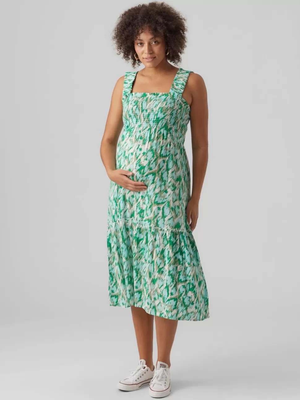 Klänningar^VERO MODA VMMMENNY Gravidklänning Limpet Shell