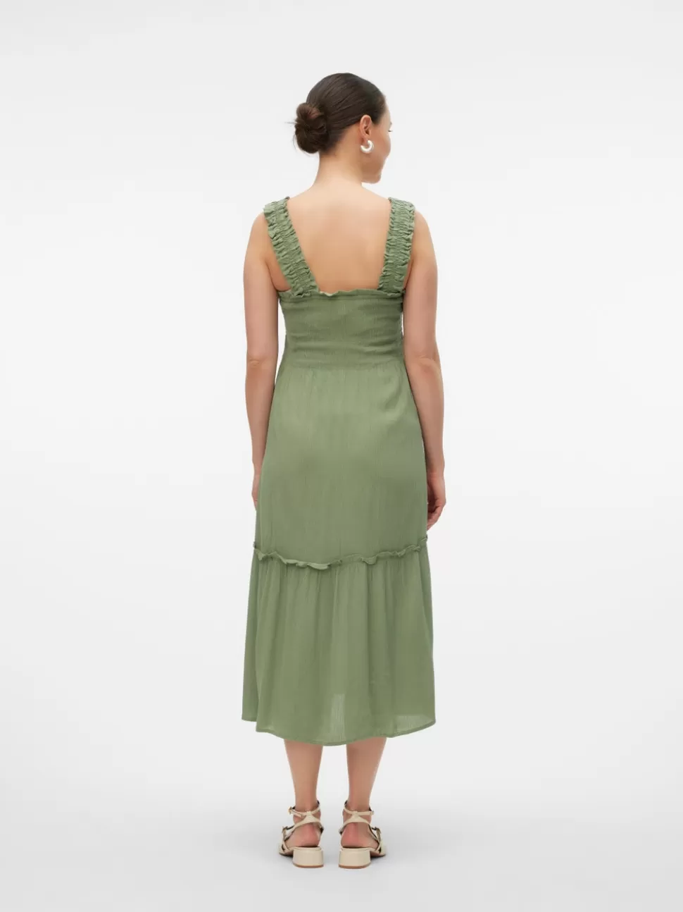 Klänningar^VERO MODA VMMMENNY Gravidklänning Hedge Green