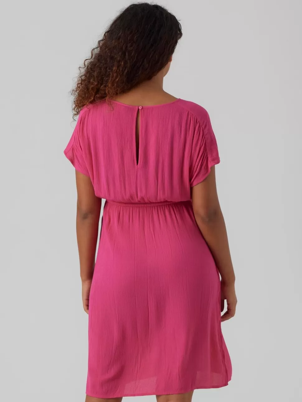 Klänningar^VERO MODA VMMMENNY Gravidklänning Pink Yarrow