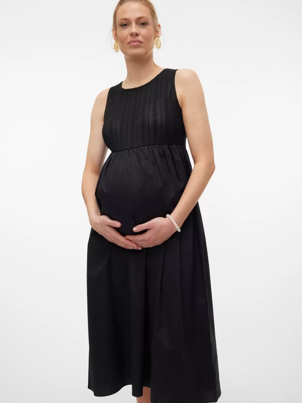 Klänningar^VERO MODA VMMNAJA Gravidklänning Black