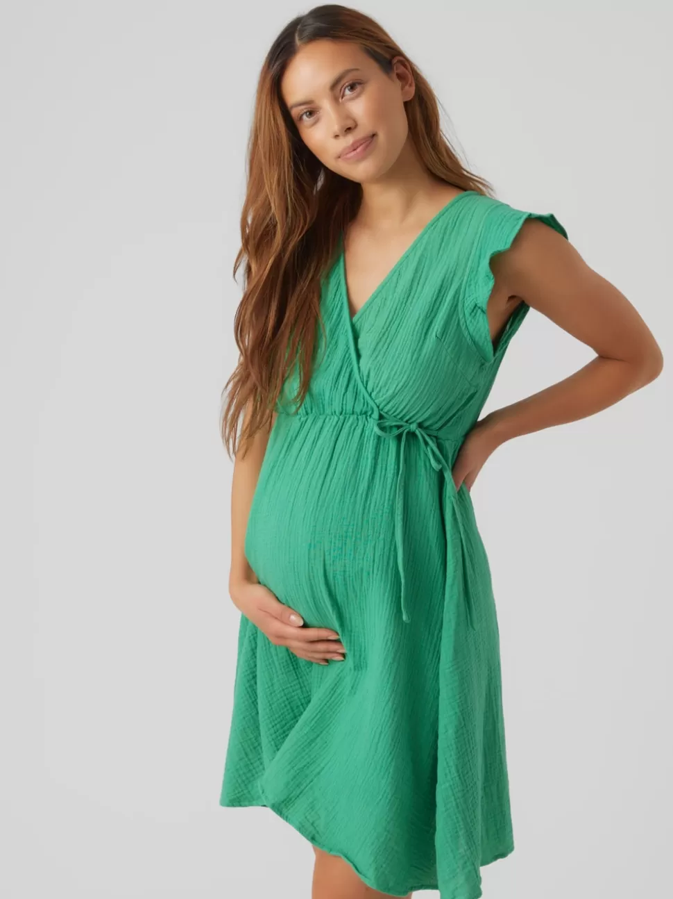 Klänningar^VERO MODA VMMNATALI Gravidklänning Holly Green