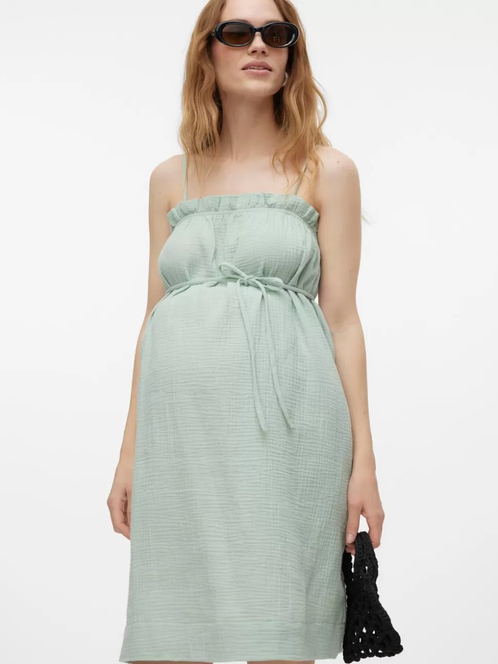 Klänningar^VERO MODA VMMNATALI Gravidklänning Silt Green
