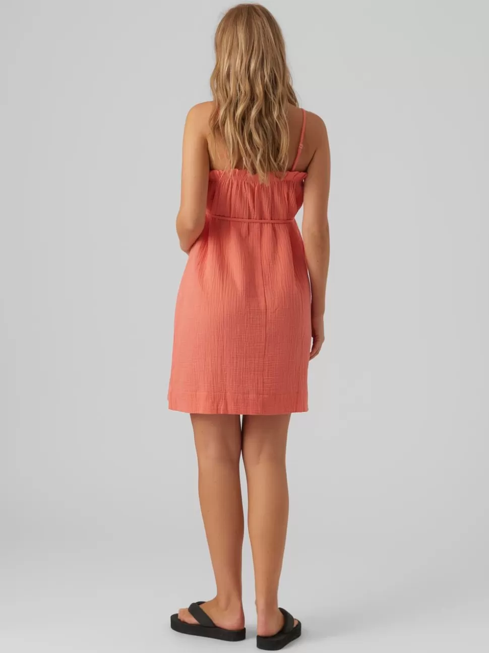 Klänningar^VERO MODA VMMNATALI Gravidklänning Georgia Peach