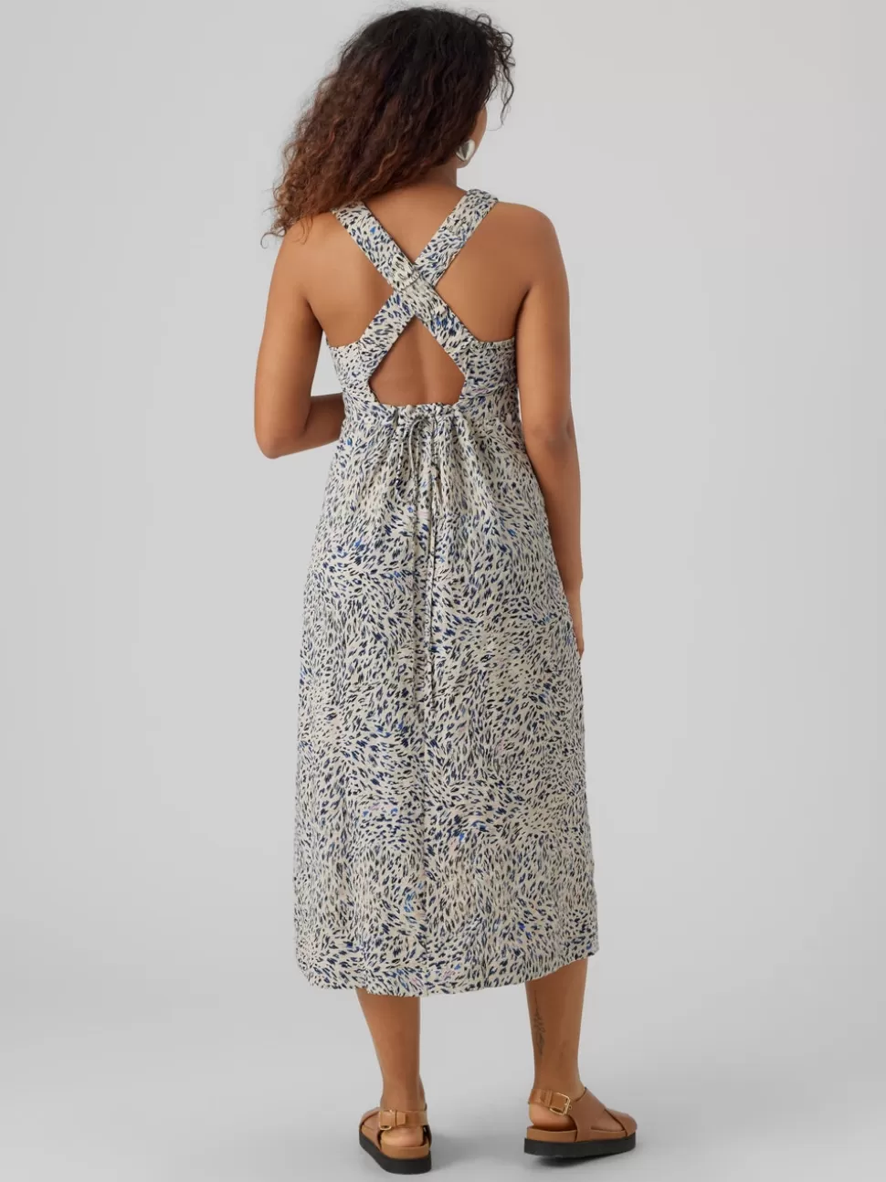Klänningar^VERO MODA VMMNEMI Gravidklänning Silver Lining