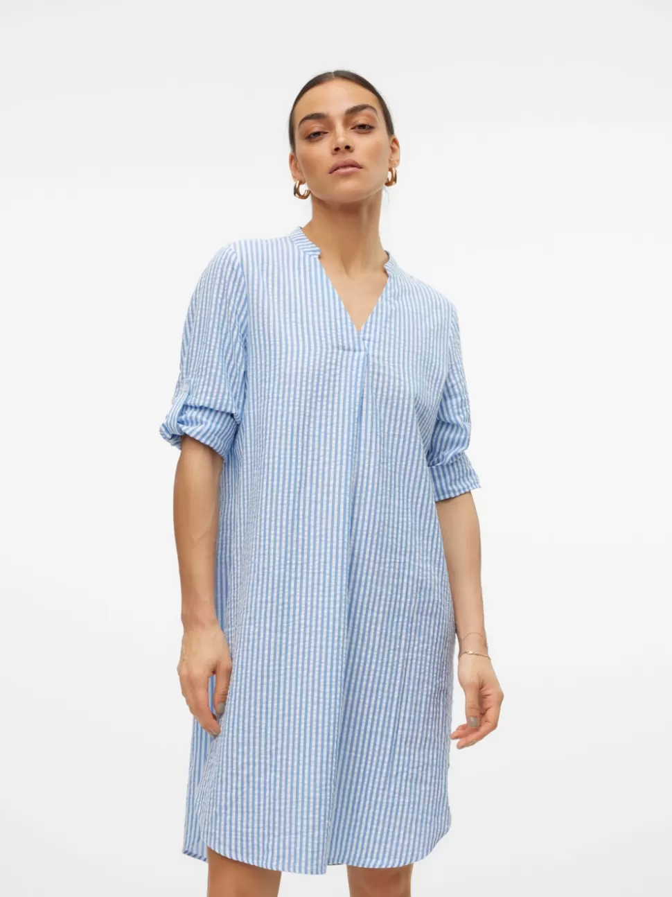 Klänningar^VERO MODA VMMOLLY Kort Klänning Vista Blue