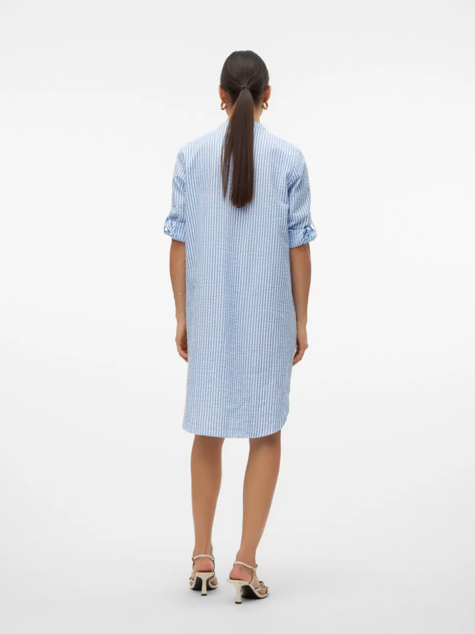 Klänningar^VERO MODA VMMOLLY Kort Klänning Vista Blue
