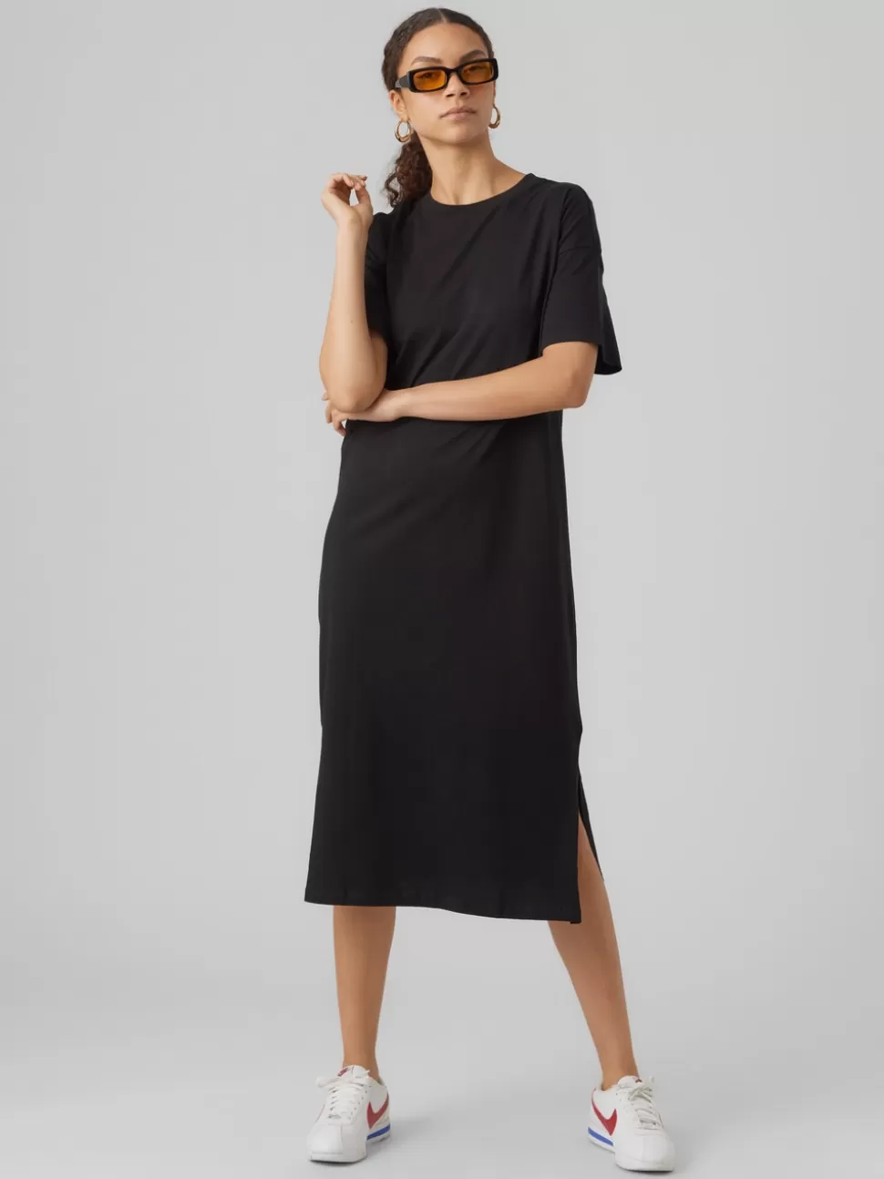 Klänningar^VERO MODA VMMOLLY Lång Klänning Black