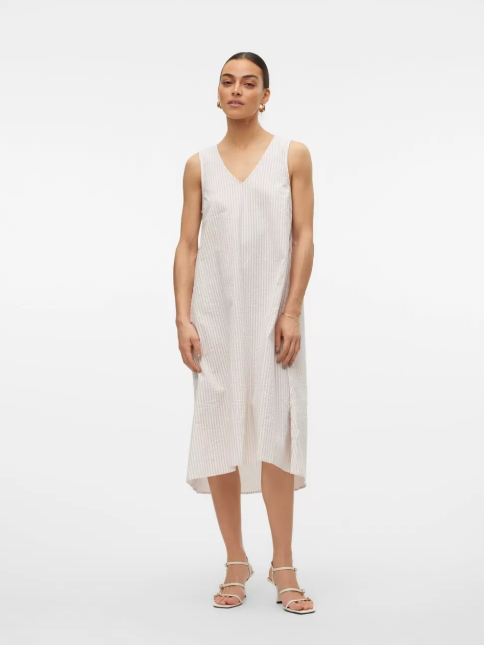 Klänningar^VERO MODA VMMOLLY Lång Klänning Irish Cream
