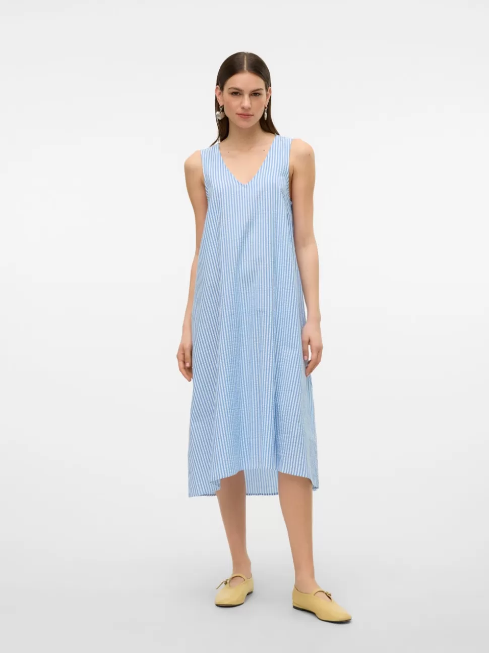 Klänningar^VERO MODA VMMOLLY Lång Klänning Vista Blue