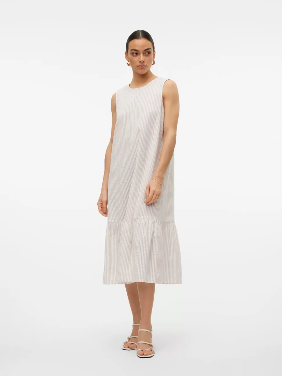Klänningar^VERO MODA VMMOLLY Lång Klänning Irish Cream
