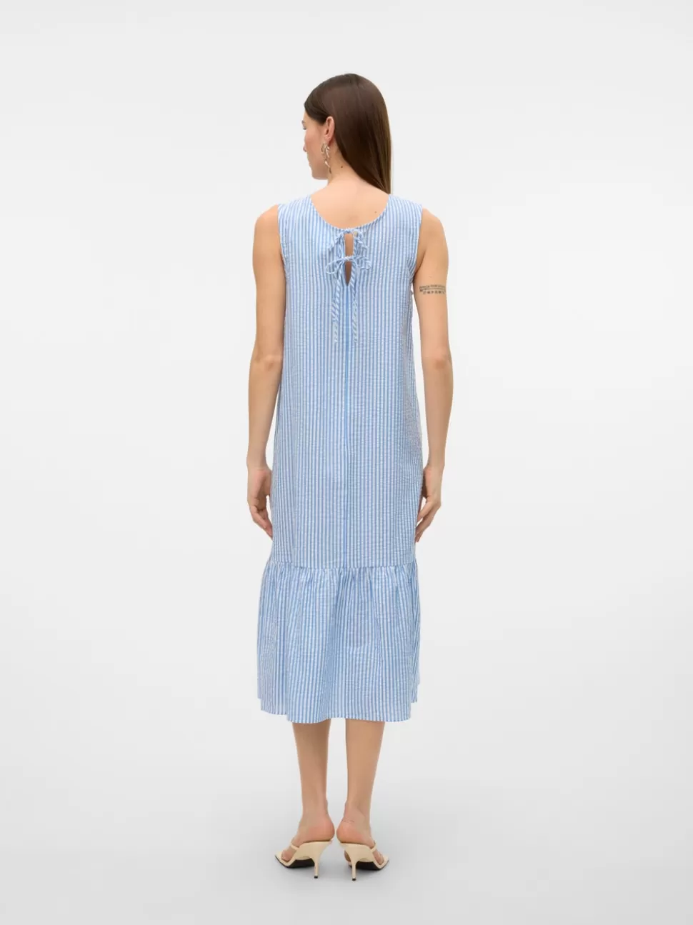 Klänningar^VERO MODA VMMOLLY Lång Klänning Vista Blue