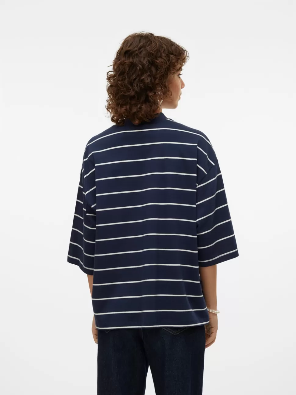 Toppar^VERO MODA VMMOLLY T-shirt Navy Blazer