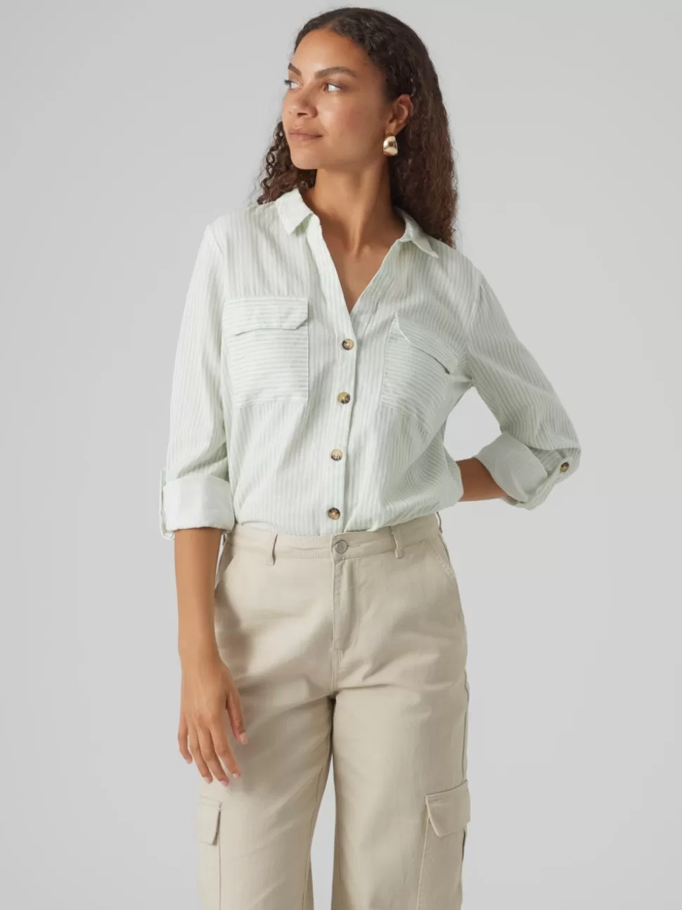 Skjortor | Toppar^VERO MODA VMMONI Skjorta Snow White