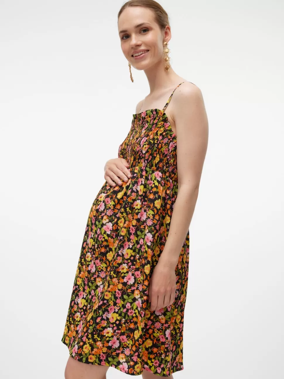 Klänningar^VERO MODA VMMPAGE Gravidklänning Black