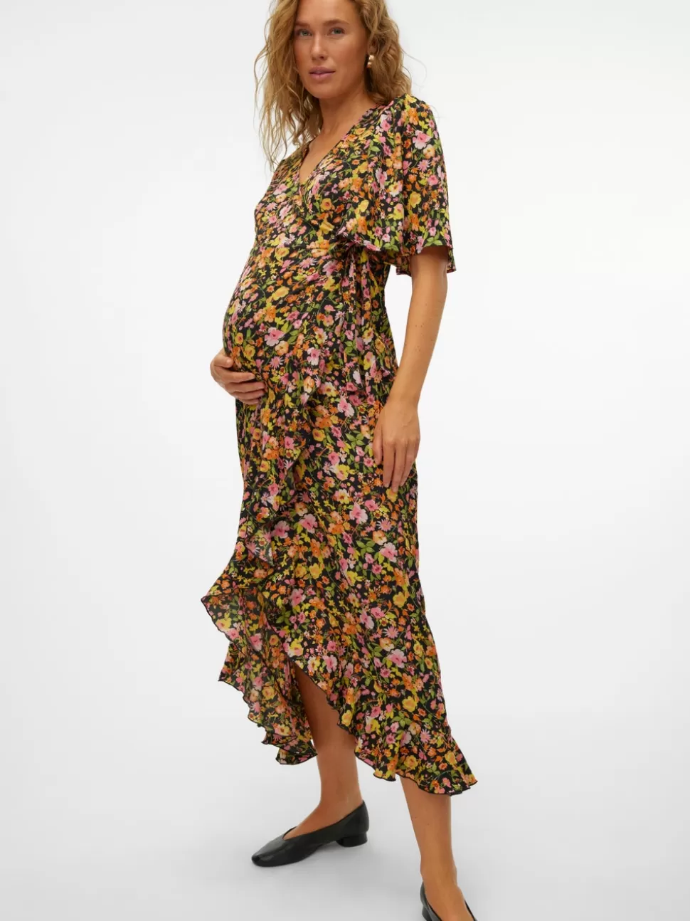 Klänningar^VERO MODA VMMPAGE Gravidklänning Black