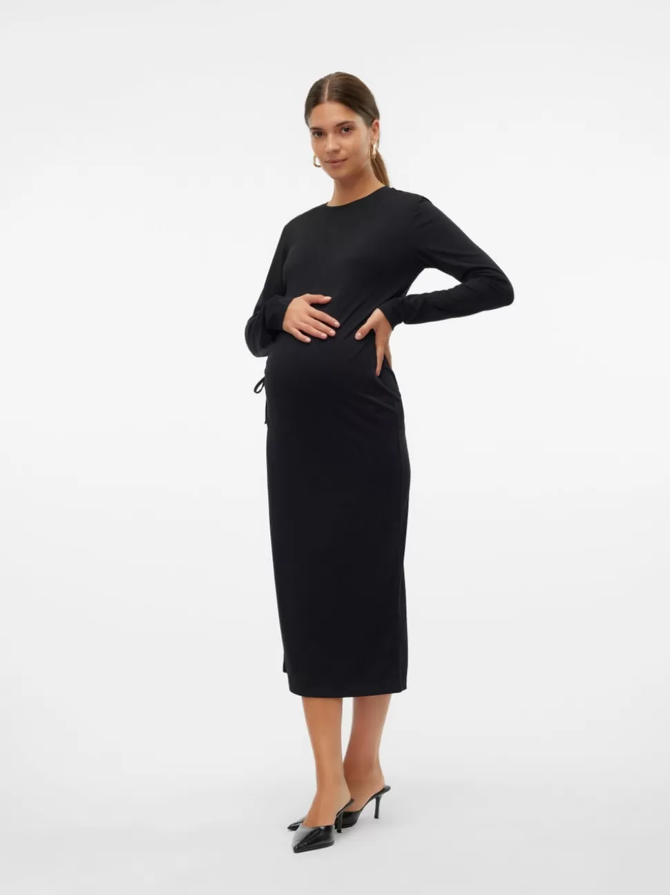 Klänningar^VERO MODA VMMPHINE Gravidklänning Black