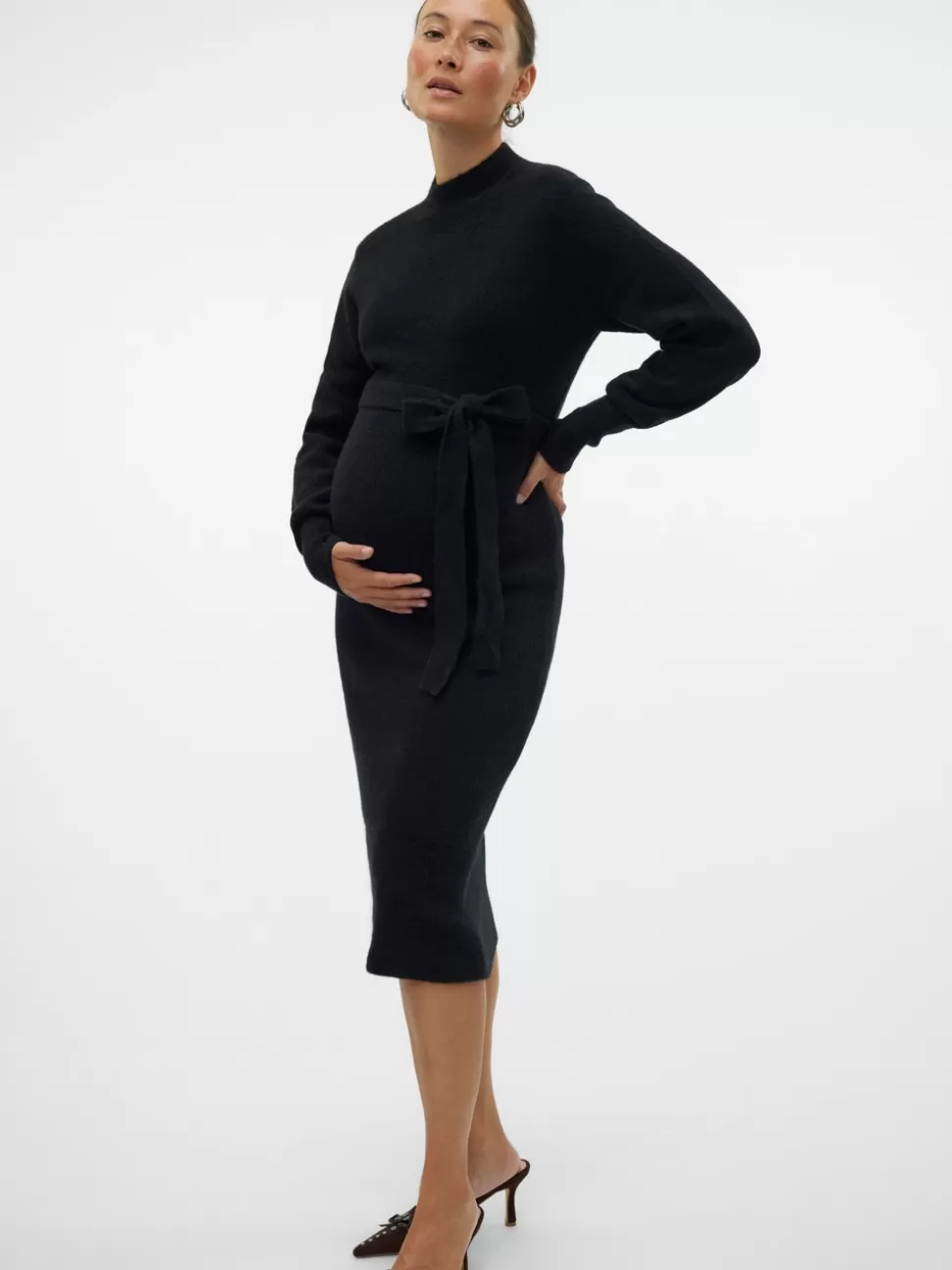 Klänningar^VERO MODA VMMPIPPA Gravidklänning Black