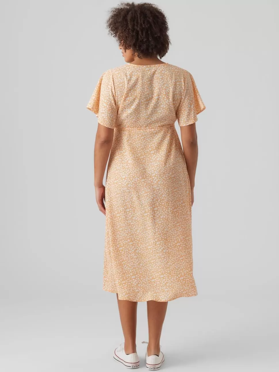 Klänningar^VERO MODA VMMSAKI Gravidklänning Mock Orange