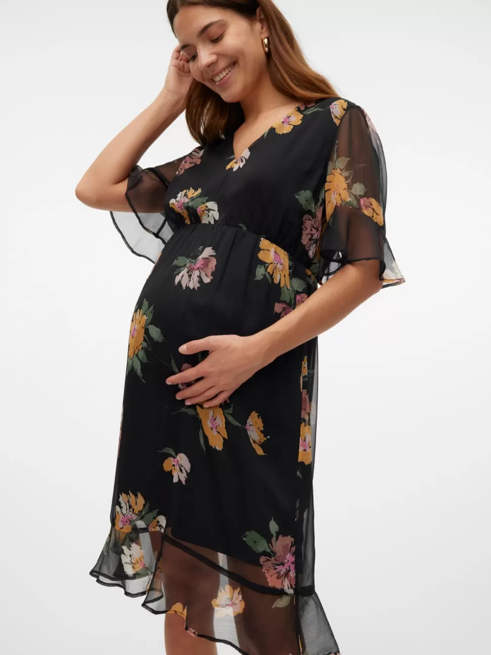 Klänningar^VERO MODA VMMSMILLA Gravidklänning Black