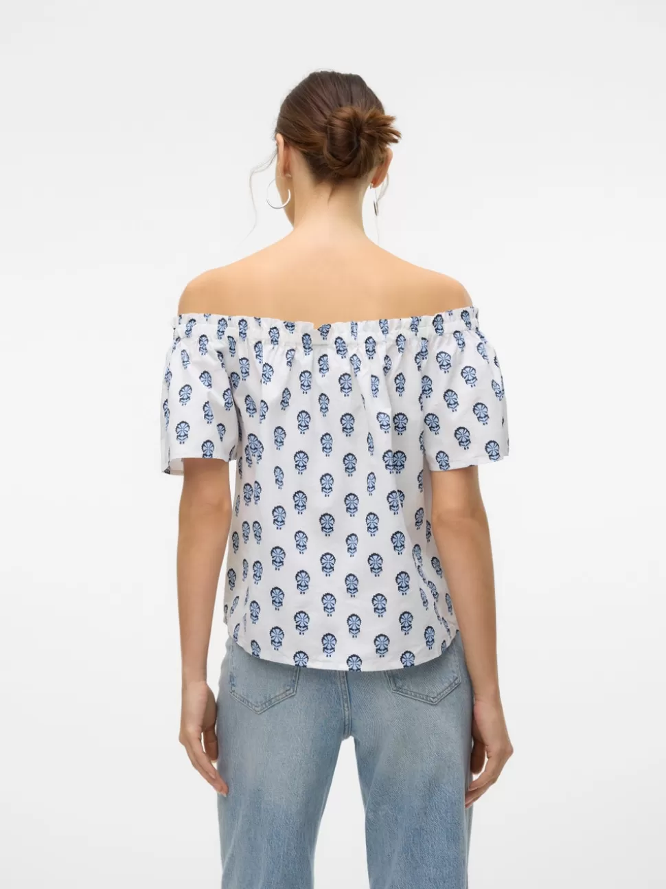 Toppar^VERO MODA VMMYKONOS Topp Bright White