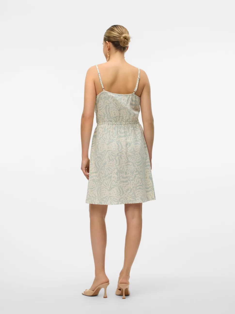 Klänningar^VERO MODA VMMYMILO Kort Klänning Silt Green