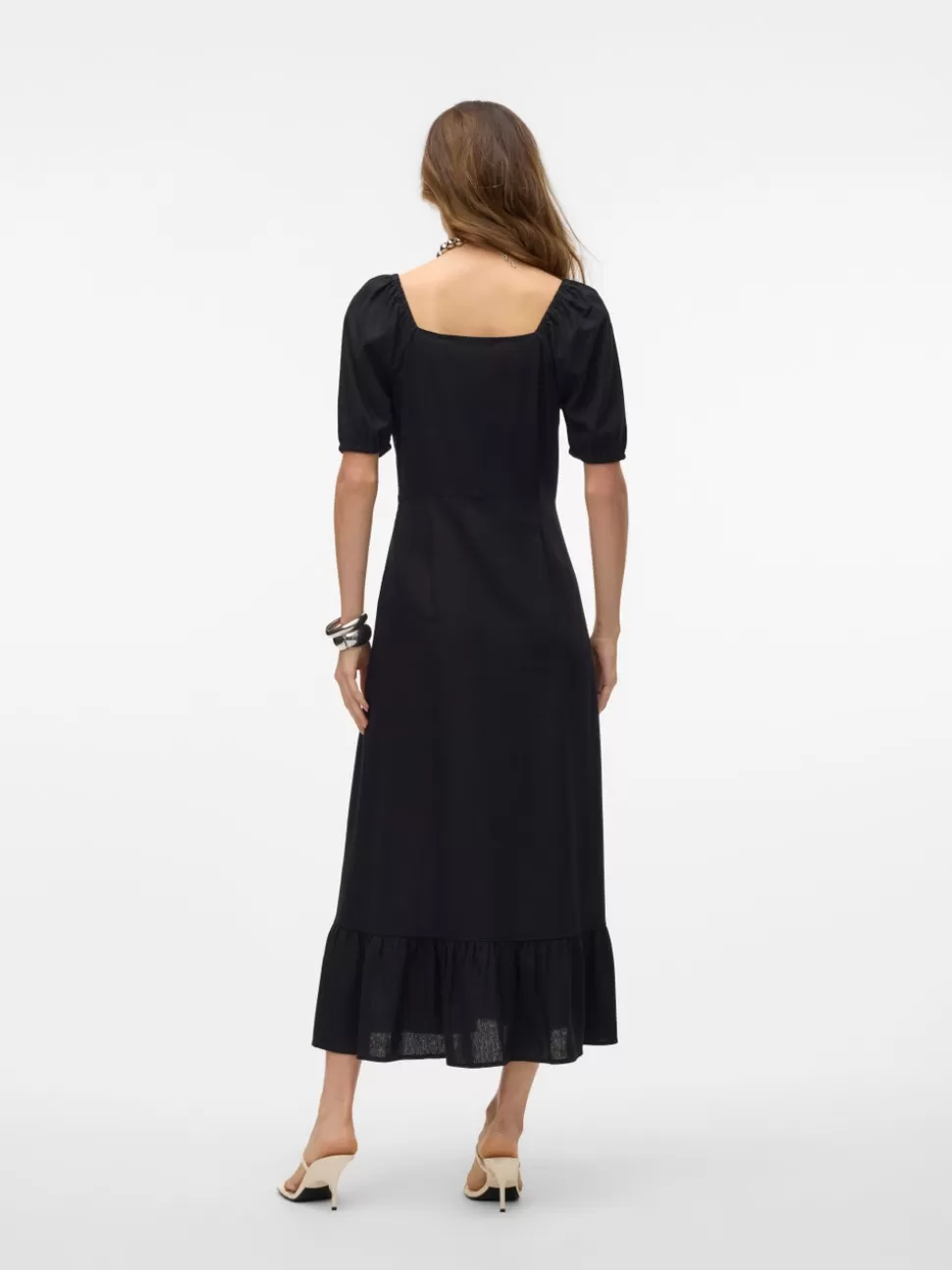 Klänningar^VERO MODA VMMYMILO Lång Klänning Black
