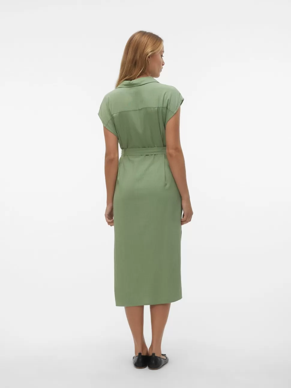 Klänningar^VERO MODA VMMYMILO Lång Klänning Hedge Green