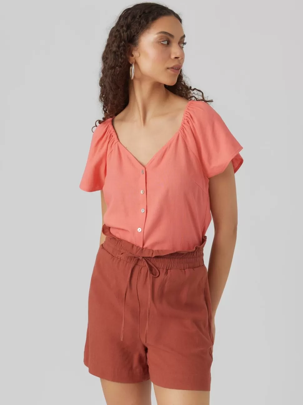 Skjortor | Toppar^VERO MODA VMMYMILO Skjorta Georgia Peach