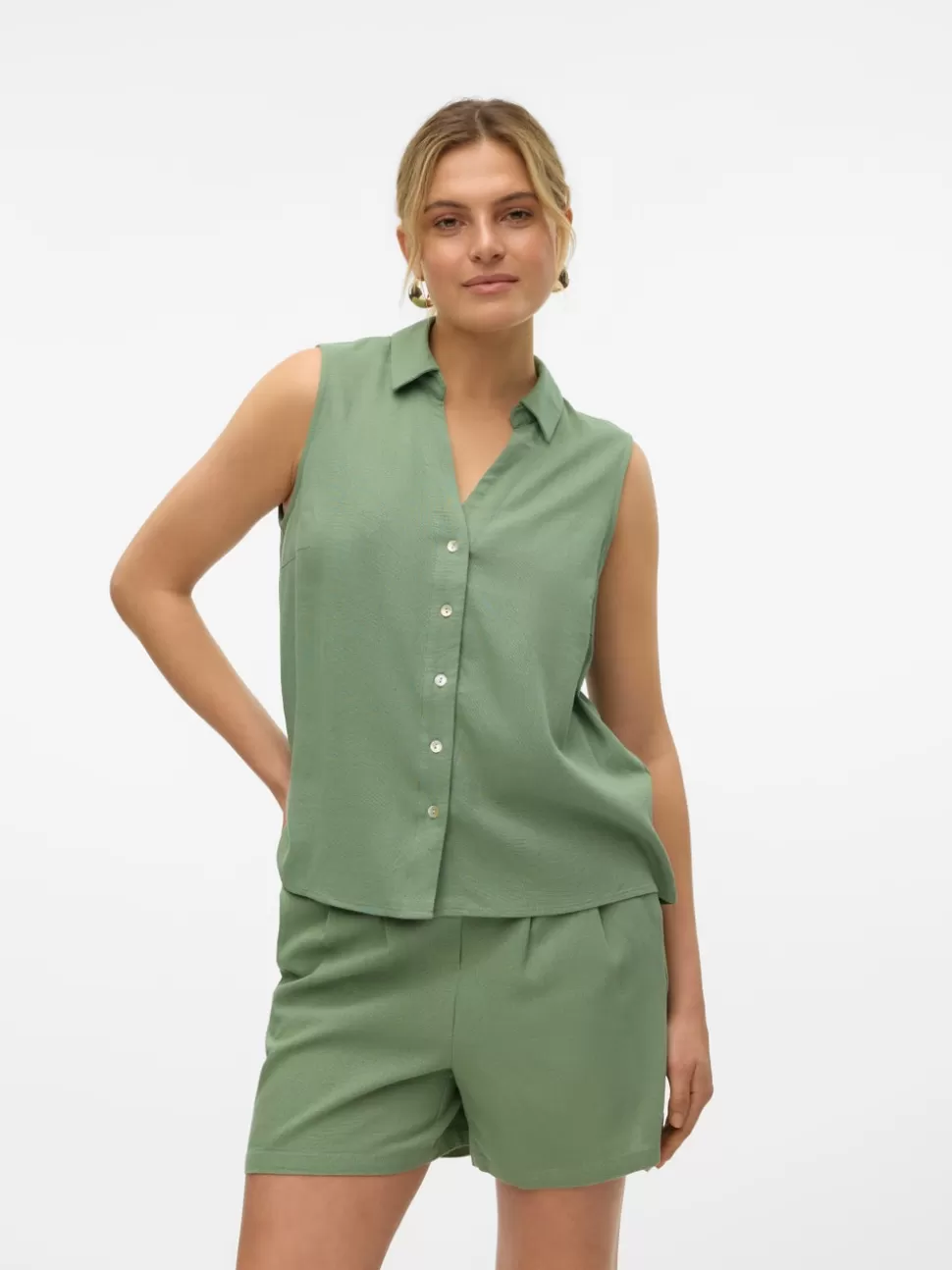 Skjortor | Toppar^VERO MODA VMMYMILO Skjorta Hedge Green