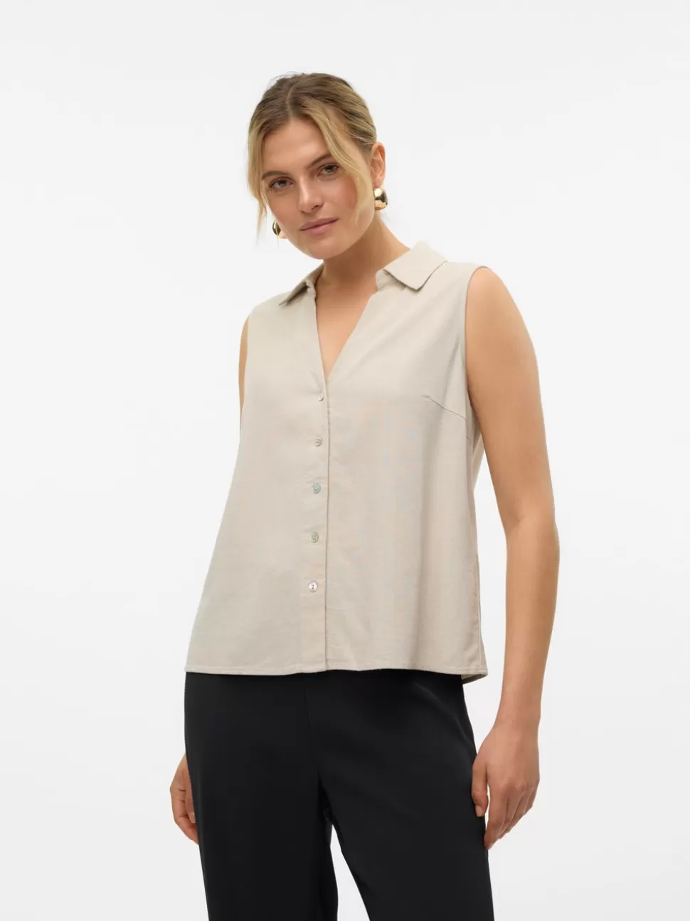 Skjortor | Toppar^VERO MODA VMMYMILO Skjorta Silver Lining