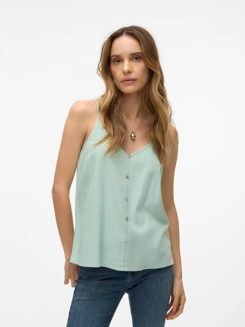 Toppar | Basics^VERO MODA VMMYMILO Topp Silt Green