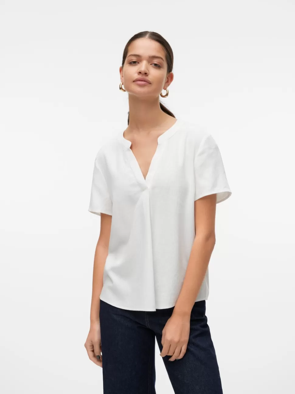 Toppar | Basics^VERO MODA VMMYMILO Topp Snow White