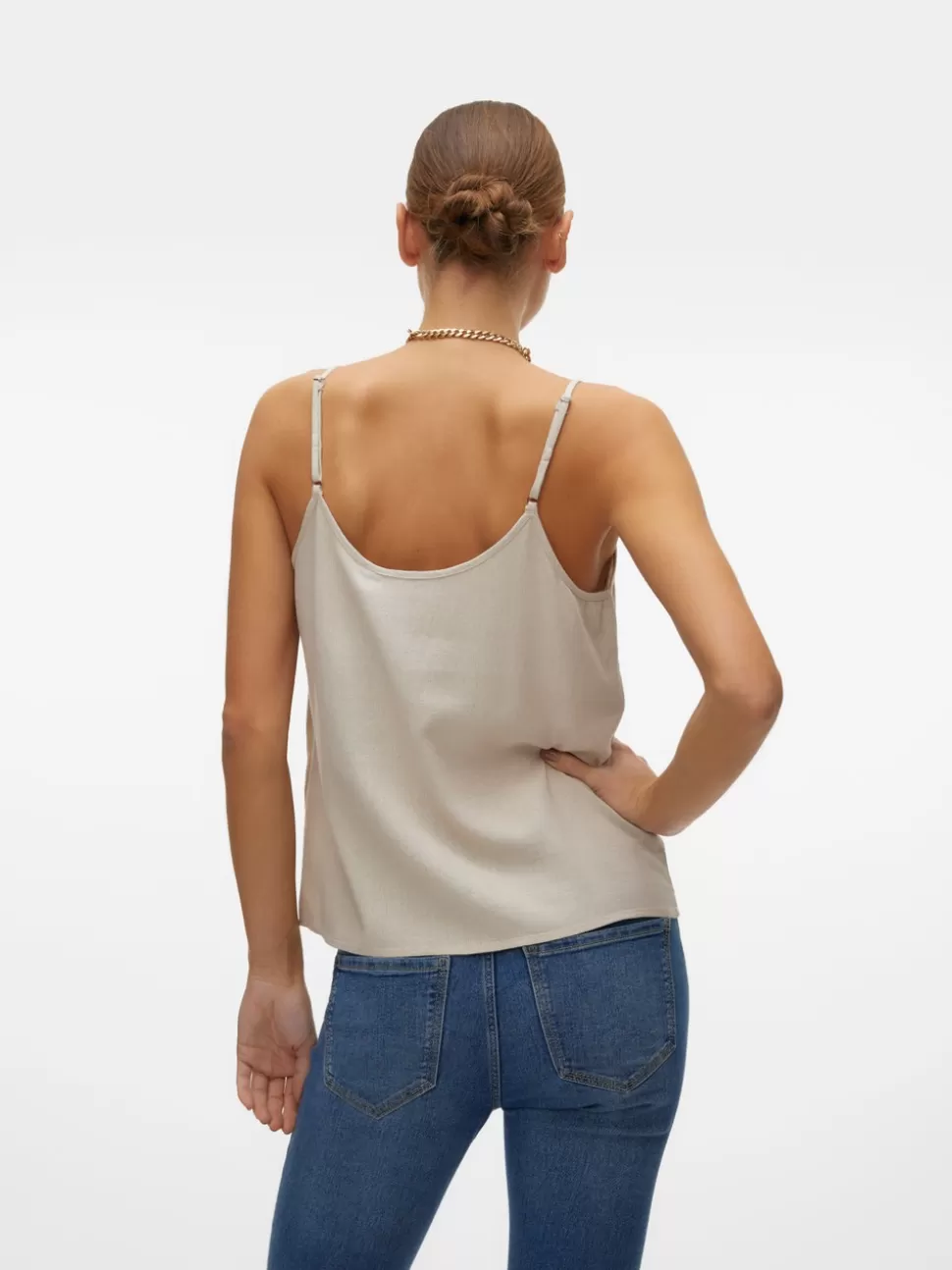 Toppar | Basics^VERO MODA VMMYMILO Topp Silver Lining