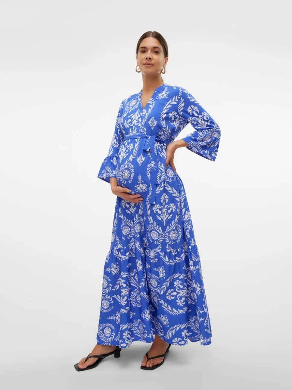 Klänningar^VERO MODA VMMZERA Gravidklänning Dazzling Blue