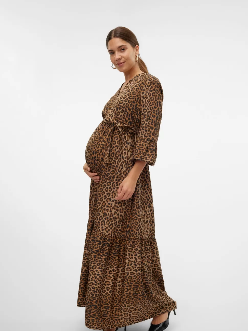 Klänningar^VERO MODA VMMZERA Gravidklänning Tigers Eye