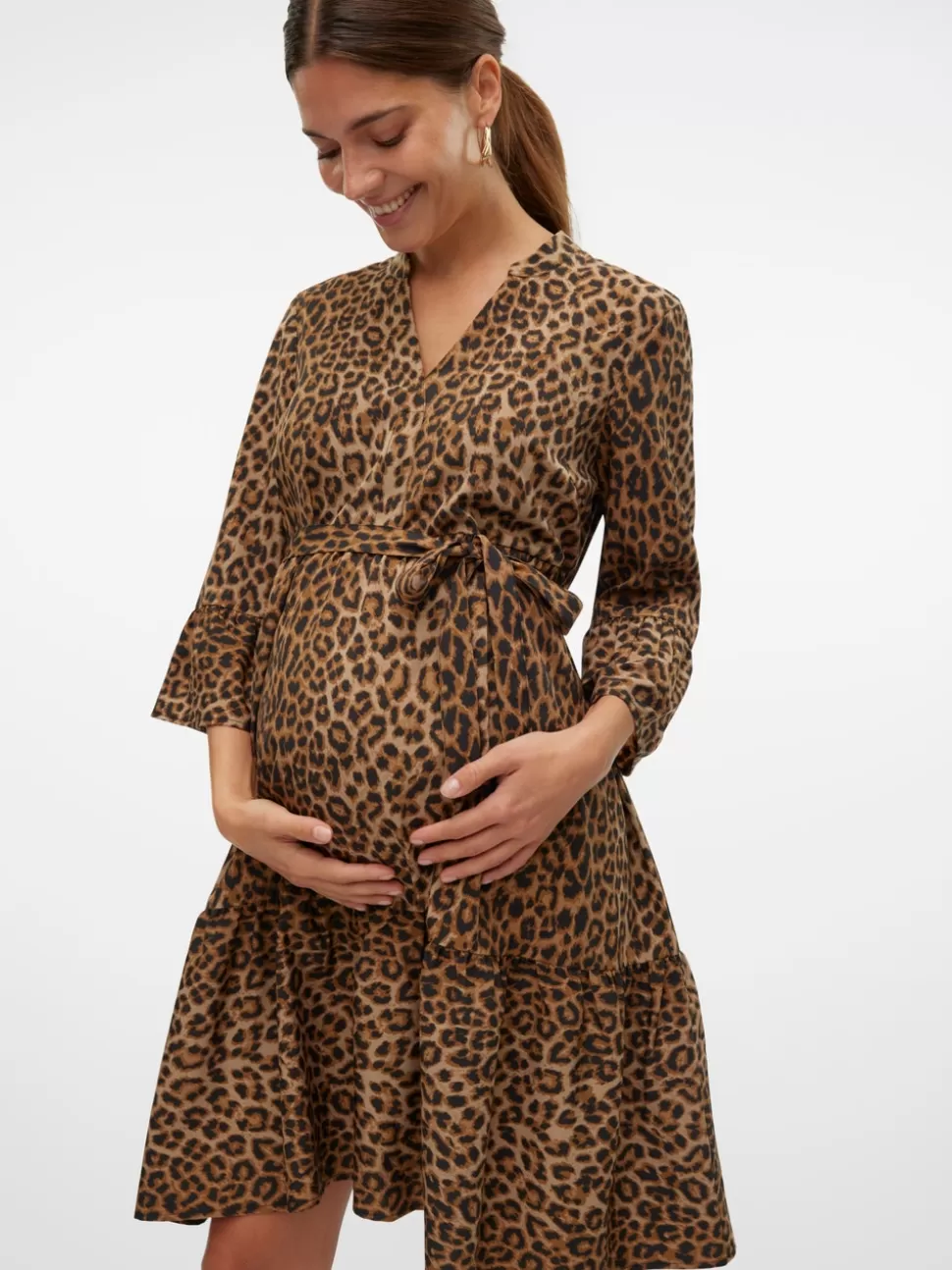 Klänningar^VERO MODA VMMZERA Gravidklänning Tigers Eye