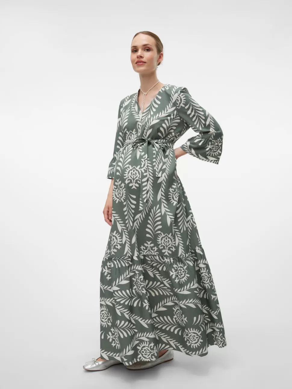 Klänningar^VERO MODA VMMZERA Gravidklänning Laurel Wreath