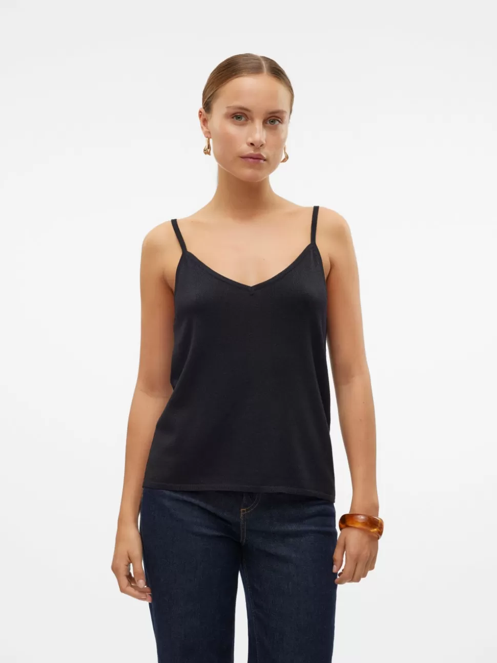Toppar^VERO MODA VMNALINA Topp Black