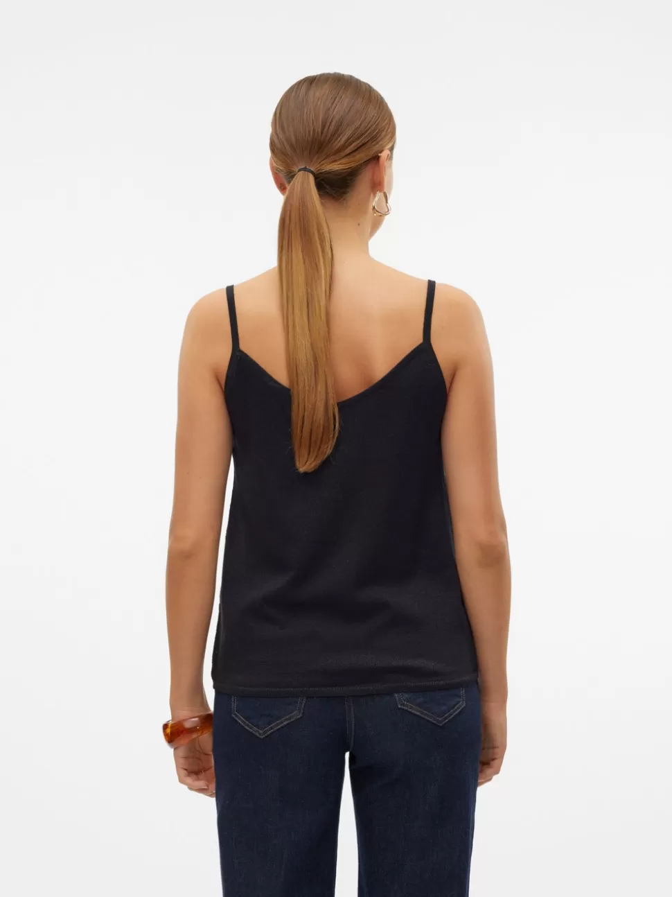 Toppar^VERO MODA VMNALINA Topp Black